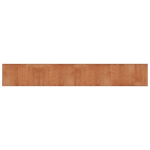 vidaXL Tapis rectangulaire marron 60x400 cm bambou