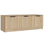 vidaXL Meuble TV Chêne sonoma 102x35x36 5 cm Bois d'ingénierie