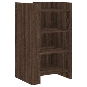 vidaXL Buffet chêne marron 45x35x75 cm bois d'ingénierie
