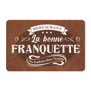 Set de table - la bonne franquette