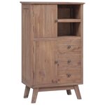 vidaXL Buffet 60x30x100 cm Bois de teck solide