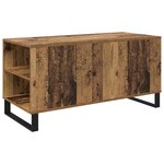 vidaXL Table basse Bois Ancien 102 x 44 5 x 50 cm Bois d'ingénierie