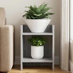 vidaXL Support de Plante Sonoma gris 30 x 30 x 40 cm Bois d'ingénierie