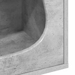 vidaXL Maison pour chat Béton 42 5 x 40 x 53 5 cm Bois d'ingénierie