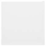 vidaXL Meuble TV suspendu Blanc 60x30x30 cm