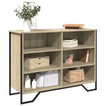 vidaXL Buffet chêne sonoma 101x35 5x74 5 cm bois d'ingénierie