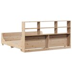 vidaXL Lit bibliothèque sans matelas 180x200 cm bois massif