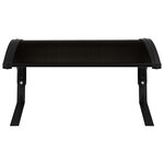 vidaXL Toit de garage pour tondeuse robot 77x103x46 cm Noir