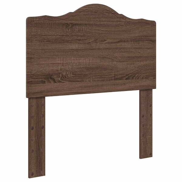 vidaXL Tête de lit Chêne brun 100 cm Bois d'ingénierie