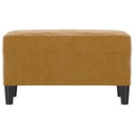 Banc banquette marron 70 x 35 x 41 cm velours 02_0010690