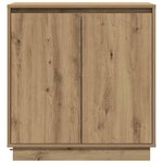 vidaXL Buffet Chêne artisanal 71 x 34.5 x 75 cm Bois d'ingénierie