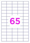 Boite de 6500 étiquettes multi-usage blanches 38x21,2mm office star