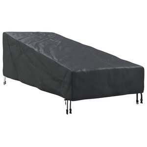 vidaXL Housse de meubles d'extérieur 195 x 76 x 82 cm Rectangulaire