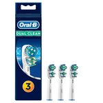 Oral-b brossettes de rechange x3 dual clean