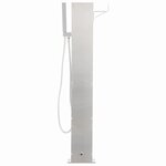 vidaXL Robinet de douche de jardin 110 cm Acier inoxydable