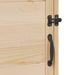 vidaXL Abri de jardin Naturel 59 x 56 x 113 5 cm Bois de Sapin Massif