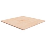 vidaXL Dessus de table carré 70x70x1 5 cm Bois chêne massif non traité