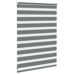 vidaXL Store zèbre gris foncé largeur du tissu 110 9 cm polyester