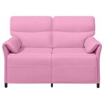 vidaXL Canapé 100  polyester  cadre en métal  MDF  Contreplaqué
