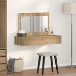 vidaXL Table de Toilette Marron 100 x 40 x 70 cm Bois d'ingénierie