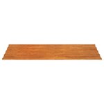 vidaXL Panneaux de toiture 12 Pièces rouillé 80x44 cm Acier corten