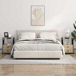 vidaXL Cabinet de chevet avec tiroir Chêne Sonoma 40 x 31 x 60 cm