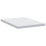 vidaXL Surmatelas Blanc 160 x 200 cm Tissu Jacquard