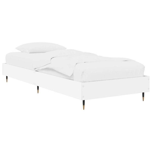 vidaXL Cadre de lit Blanc 80 x 200 cm Bois d'ingénierie