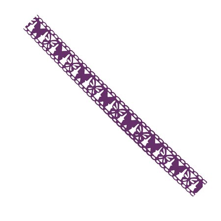 Ruban adhésif fantaisie 1 5 cm x 1 m paillons violet