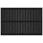 vidaXL Tête de lit murale Noir 166x3x110 cm Bois massif de pin