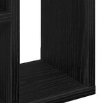 vidaXL Étagère murale chêne noir 45x16x45 cm bois d'ingénierie
