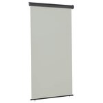 vidaXL Auvent latéral de balcon 125x250 cm Gris