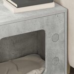 vidaXL Maison pour chat Béton 51 x 30 x 52 cm Bois d'ingénierie