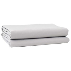 vidaXL Toile de rechange pour auvent Gris clair 1000 x 160 cm