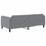 vidaXL Lit de repos gris clair 100x200 cm tissu