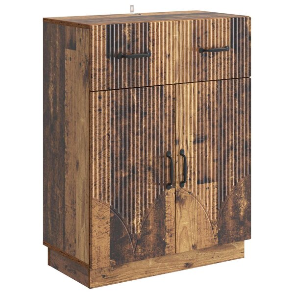vidaXL Buffet Bois ancien 66 x 34 5 x 87 cm Bois d'ingénierie
