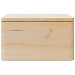 vidaXL Boîte en bois avec couvercle 40x30x23 cm bois de pin massif