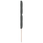 vidaXL Tête de lit LED avec tête de lit Gris foncé 90 cm Polyester