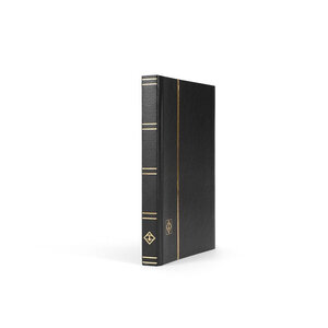 Classeur petit format 32 pages noires pour timbres. Couleur - Noir