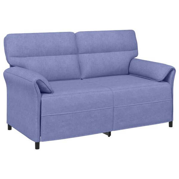 vidaXL Canapé 100  polyester  cadre en métal  MDF  Contreplaqué