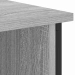 vidaXL Cabinet de chevet Gris Sonoma 38 x 31 x 61 cm Bois d'ingénierie