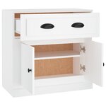 vidaXL Buffet blanc 70x35 5x67 5 cm bois d'ingénierie