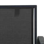 vidaXL Chaises de jardin 2 Pièces Noir et Gris foncé polyrotin