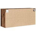 vidaXL Cabinet à chaussures Bois ancien 103x30x51 cm Bois d'ingénierie
