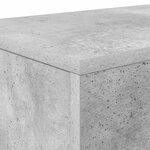 vidaXL Gris Béton 101 x 30 x 74 cm