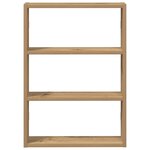vidaXL Étagère murale chêne artisanal 43x9x60 cm bois d'ingénierie