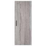 vidaXL Buffet haut Sonoma gris 34 5x34x180 cm Bois d'ingénierie