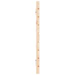 vidaXL Tête de lit murale 206x3x63 cm Bois massif de pin