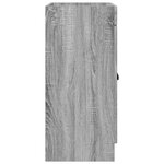vidaXL Armoire sous évier de salle de bain Sonoma gris