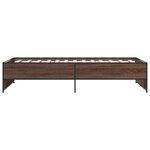 vidaXL Cadre de lit sans matelas chêne marron 75x190 cm